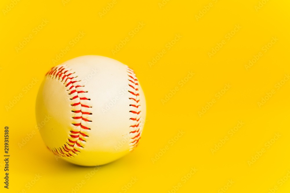 standard white baseball ball with seam red thread standard white baseball ball with seam red thread