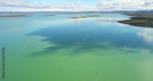 Lake Myvatn In The Skutustadahreppur Region of Northern Iceland photo