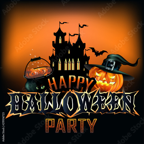 happy halloween poster