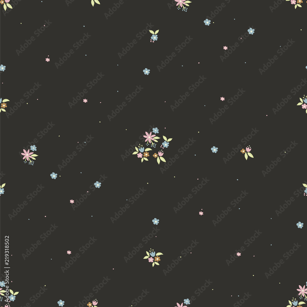 Cute little flower vector seamless pattern doodle abstract background cartoon hand drawn stripes texture Cute little flower vector seamless pattern doodle abstract background cartoon hand drawn stripes texture