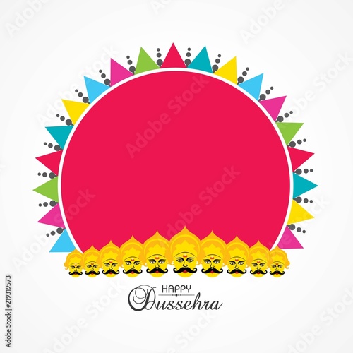 illustration of bow and arrow in Happy Dussehra festival of India background