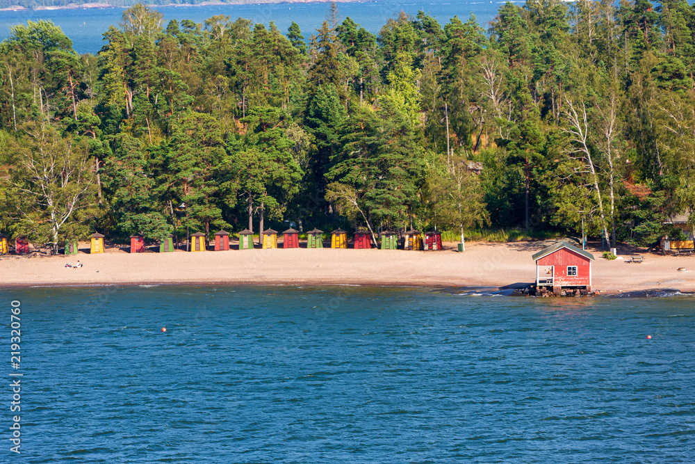Obraz premium Coastal landscape of Finland, Scandinavia.