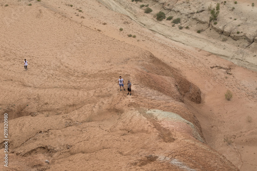 man in the stone desert