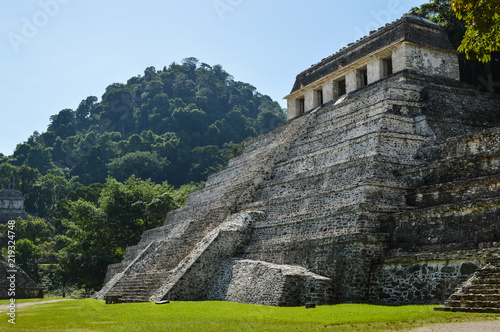 Pyramiden von Palenque 2; Maya-Stätte, Mexiko
