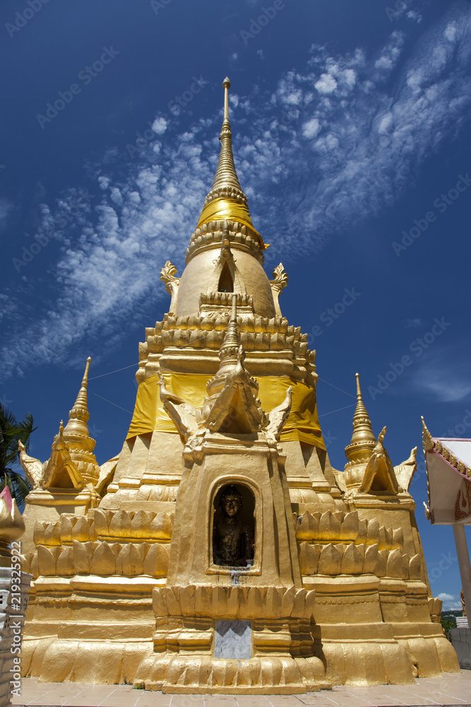 Goldene Pagode auf Koh Samui Thailand Goldene Pagode auf Koh Samui Thailand