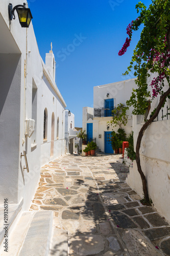 Alley in Lefkes village, Paros, Greece © Ilias Kouroudis