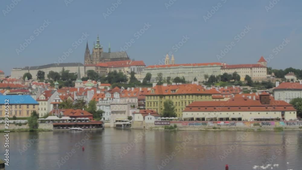 Czech Capital Skyline and Prague Castle Czech Capital Skyline and Prague Castle