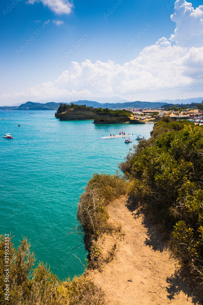 View from Canal D'Amour, Corfu, Greece