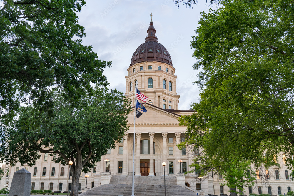 Kansas State Capital Building in Topeka