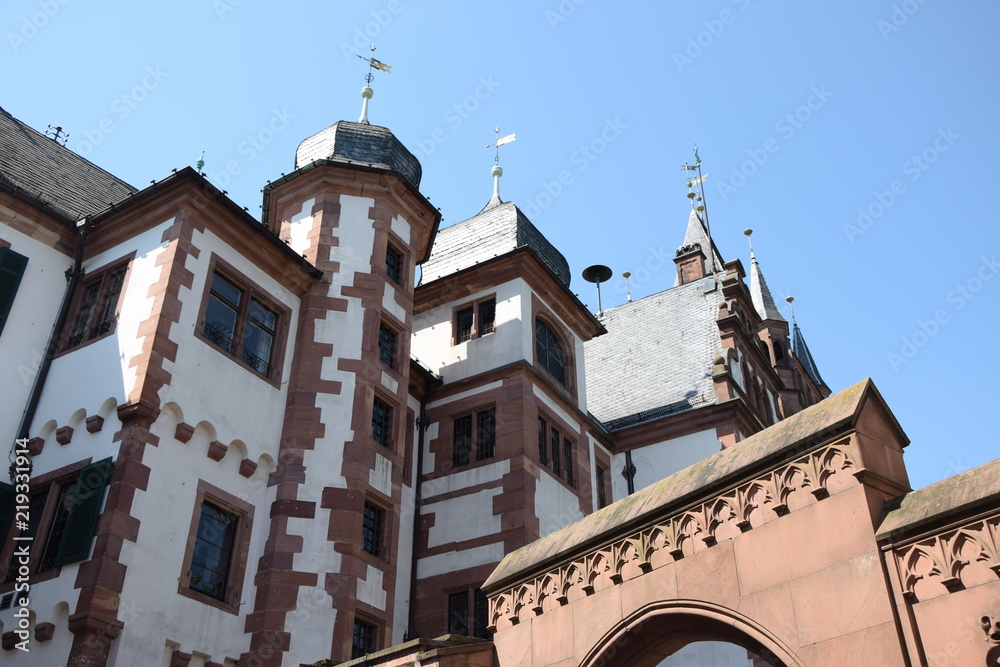 Obraz premium Am Schloss in Weinheim