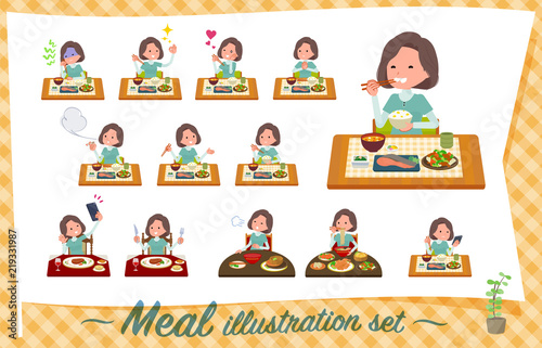 flat type tunic Middle women_Meal