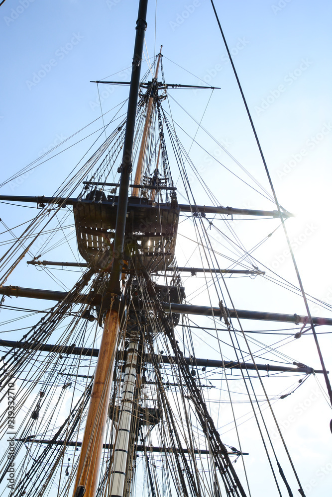 bateau l'Hermione à Rochefort Charente Maritime