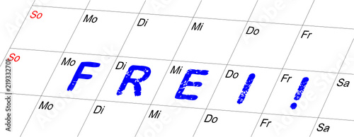 Kalender – frei 1