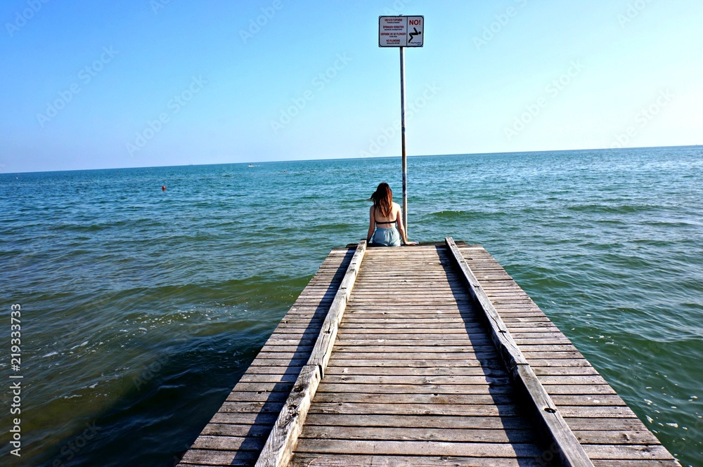 pier on the sea