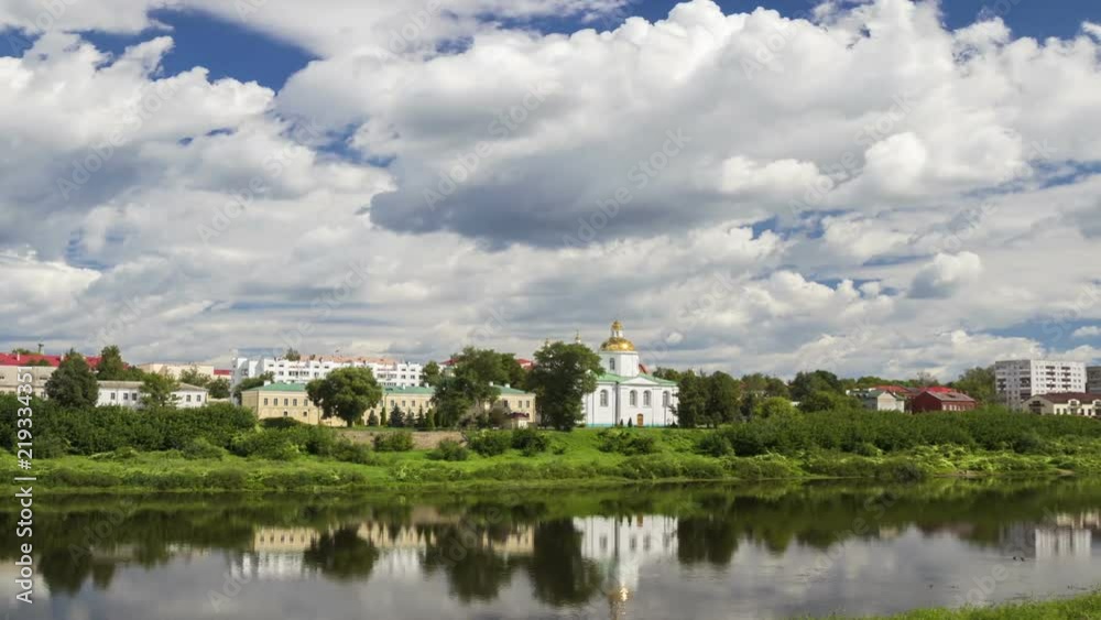 Summer landscape of the old Polotsk, time lapse. The oldest city in Belarus.
Summer landscape of the old Polotsk, time lapse. The oldest city in Belarus.