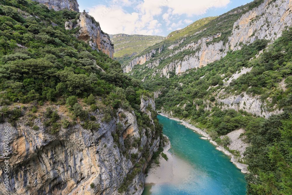 Fototapeta premium Entremont Gorge in Linguerre de Cinca, Huesca