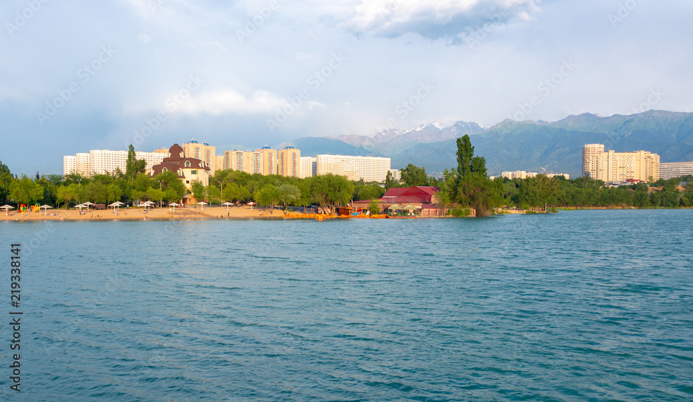 Lake Sairan. city of Almaty