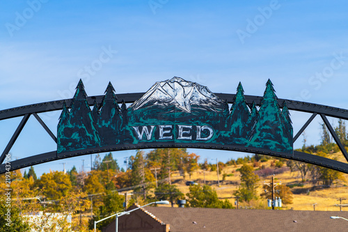 Main Street in Weed, California, Siskiyou County