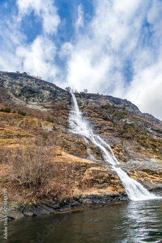 Waterfalls in Norway s fjords