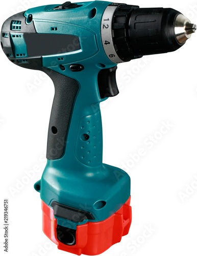 Schilderij op canvas Single Drill - Isolated