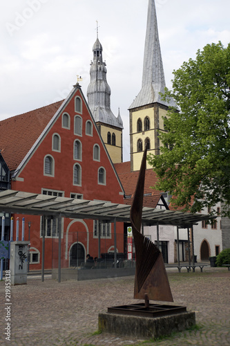 Blick vom Waisenhausplatz zur evangelischen Pfarrkirche photo