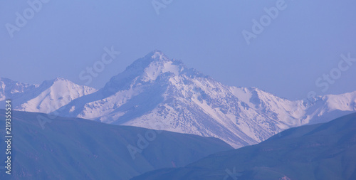 sunrise over the mountains