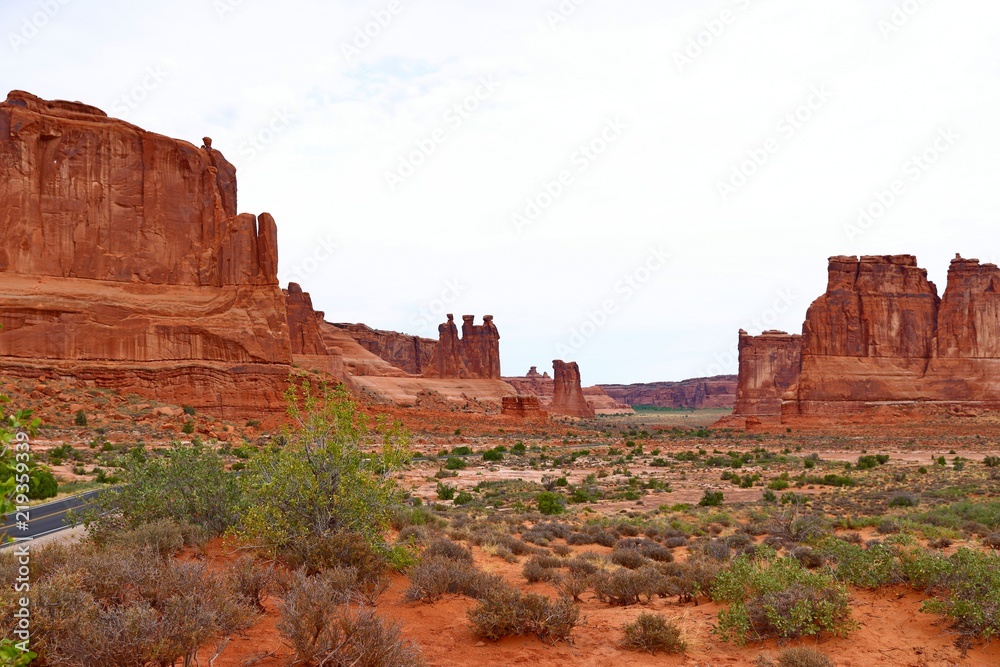 The Three Gossips at Arches National Park Utah