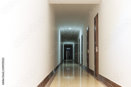 long office corridor