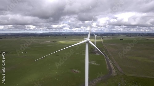 The Mt Gellibrand Wind Farm near Colac in Western Victoria, Australia. photo