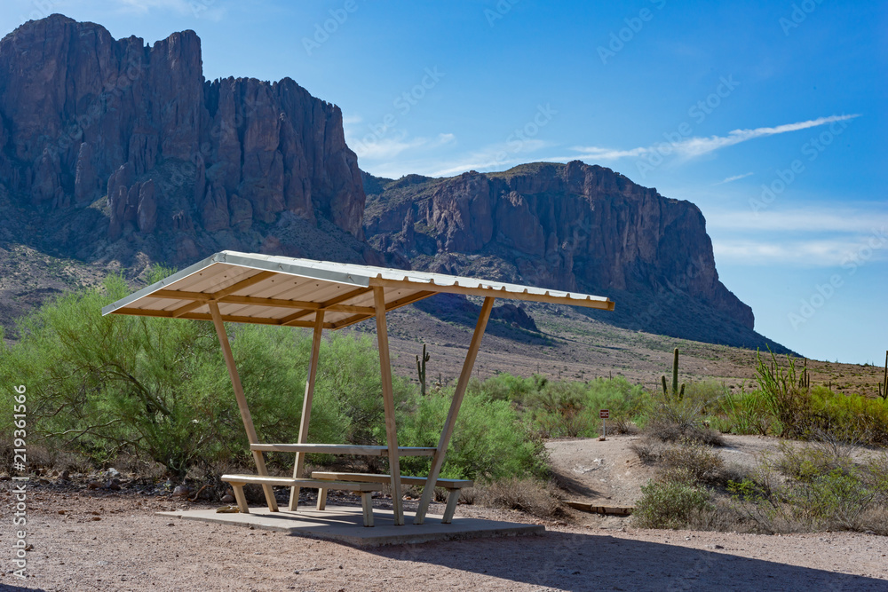 Picnic Shelter at Superstition Mountain