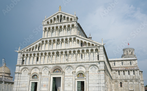 Pisa,Italy-July 26, 2018: Pisa Cathedral or Cattedrale Metropolitana Primaziale di Santa Maria Assunta, Pisa