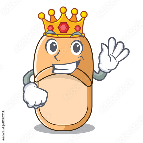 King casual home slippers on mascot style