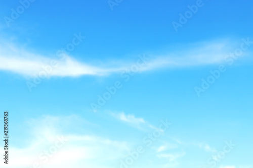 Fototapeta Naklejka Na Ścianę i Meble -  blurred sky soft background, sky blue, sky clear soft cloud for background