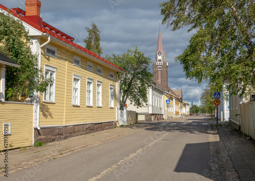 Old town and church of Raahe