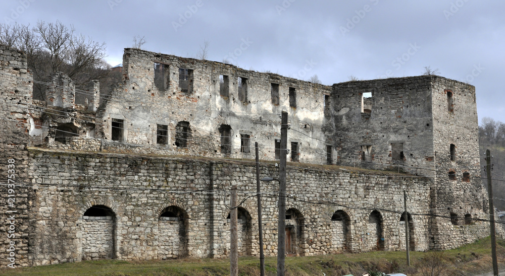 Fortification building Chortkiv castle