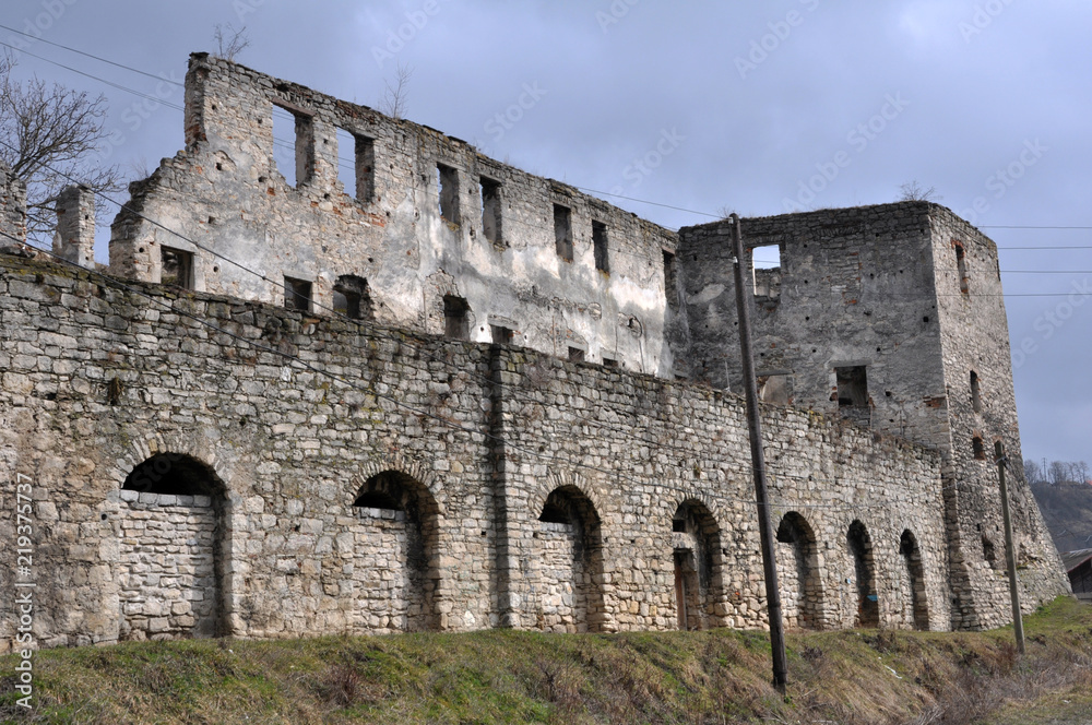 Fortification building Chortkiv castle