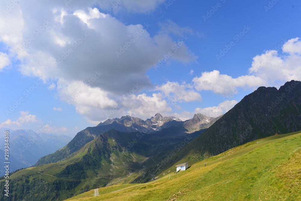 Gebirgsgruppe Verwall in den Ostalpen-Tirol 