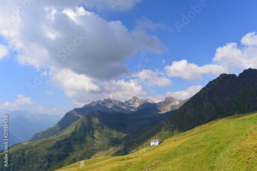 Gebirgsgruppe Verwall in den Ostalpen-Tirol 