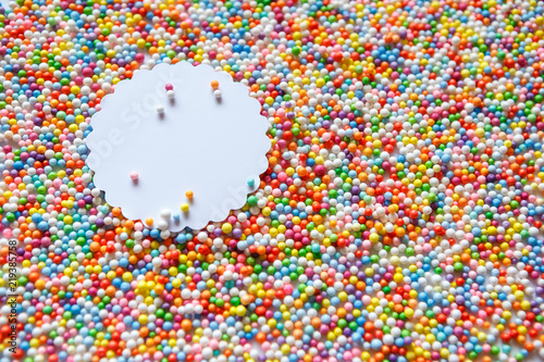 multicolored balls beads background pattern texture