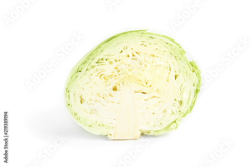 Cabbage isolated on white background. © Natallia