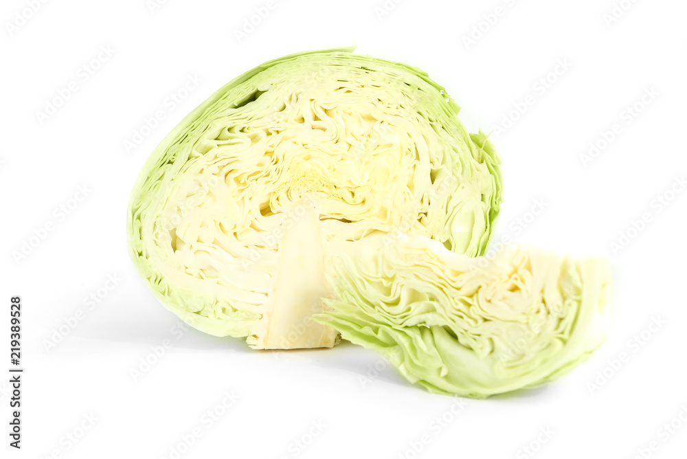 Cabbage isolated on white background. Cabbage isolated on white background.