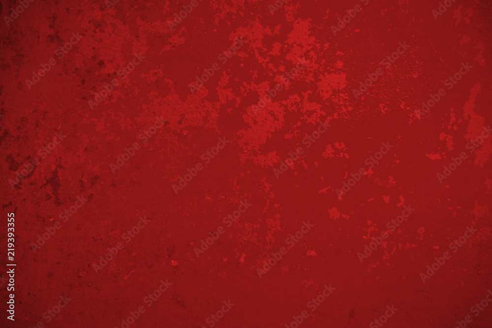 Abstract Red Weathered Wall Background