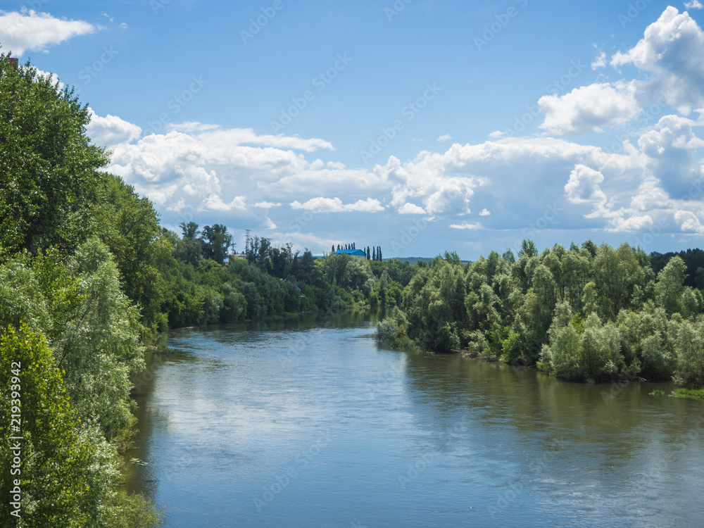 View on river