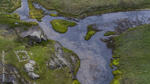 Wet swampy area in Norway