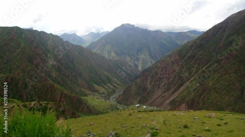 Too-Ashuu Pass , Osh-Bishkek road. 3150m. Kyrgyzstan photo