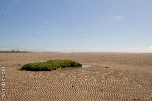 Beach at Powfoot, Scotland photo