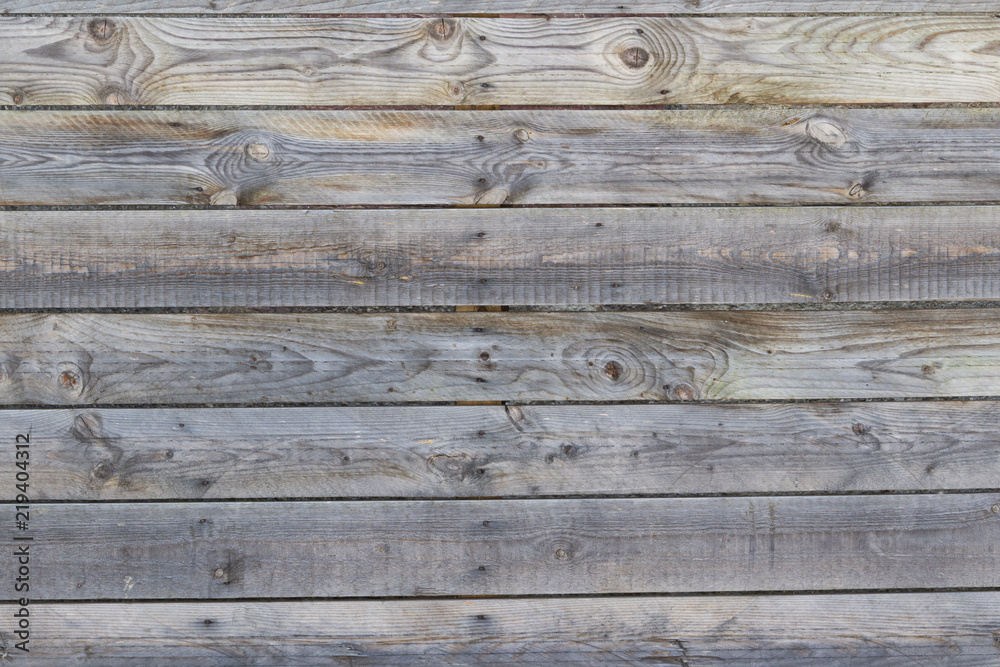 Fototapeta premium Wall of old boards with patina