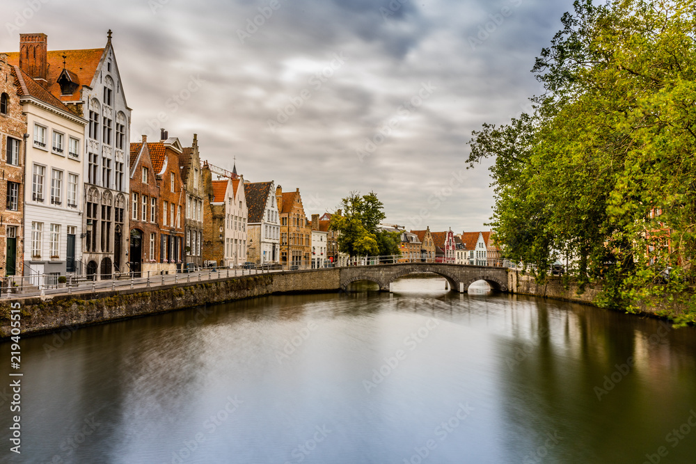 Canal in Bruges, Belgium