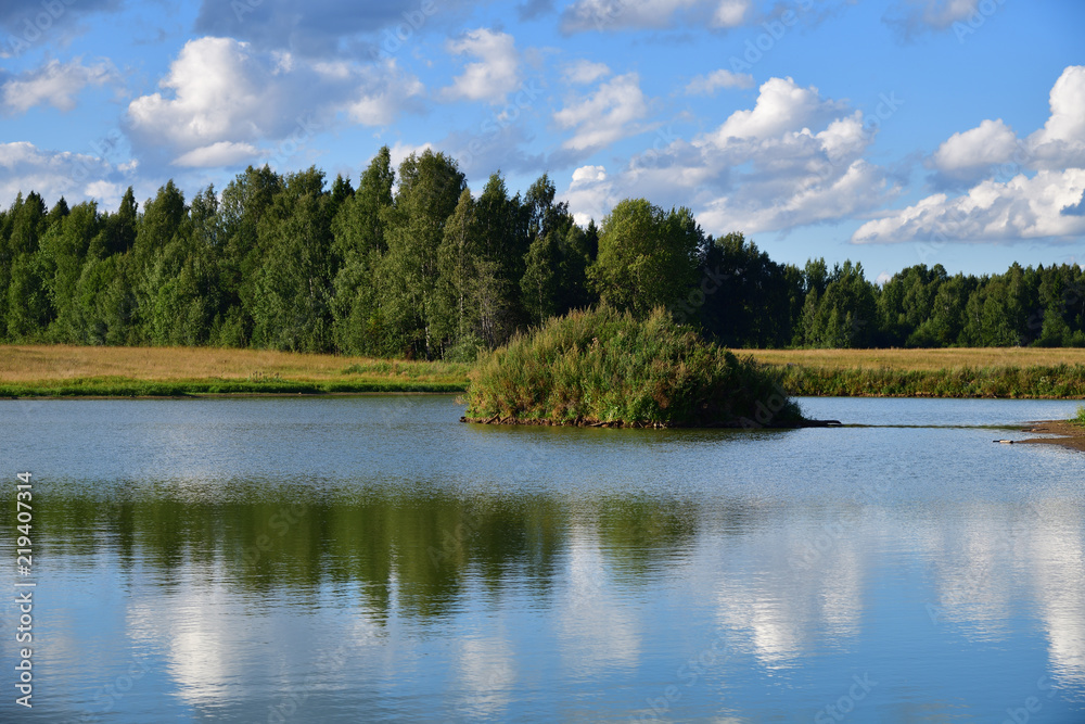 Russian scenery in summer time
