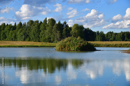 Russian scenery in summer time